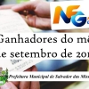 Nota Fiscal Gaúcha ganhadores da extração municipal do mês de setembro de 2019