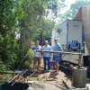 Equipe da CORSAN realiza teste de vazão em novo poço artesiano