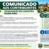 COMUNICADO AOS CONTRIBUINTES