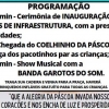 PROGRAMAÇÃO DE PÁSCOA SERÁ DIA 6 DE ABRIL