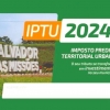 CARNÊS DO IPTU ESTÃO DISPONÍVEIS PARA RETIRADA EM SALVADOR DAS MISSÕES