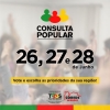 Consulta Popular será na próxima semana