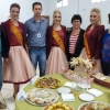 Mulheres representam Salvador das Missões no IX Festival de Pratos Típicos de Milho na 18ª Fenamilho