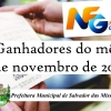 Nota Fiscal Gaúcha ganhadores da extração municipal do mês de novembro de 2019