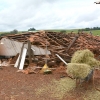 Fortes ventos causam estragos no interior do Município