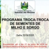 PROGRAMA TROCA-TROCA DE SEMENTES DE MILHO E SORGO SAFRA 2019/2020