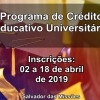 Estão abertas as inscrições ao Programa Crédito Educativo