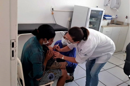 Salvador das Missões vacina contra a gripe Salvador das Missões vacina contra a gripe