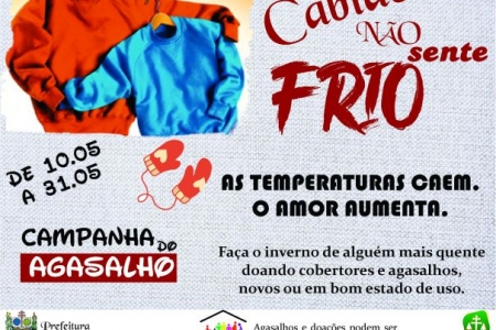 Campanha do Agasalho de 10 a 31 de maio Campanha do Agasalho de 10 a 31 de maio