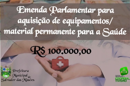Deputado Federal Marcelo Brum destina R$ 100.000,00 para a saúde pública de Salvador das Missões